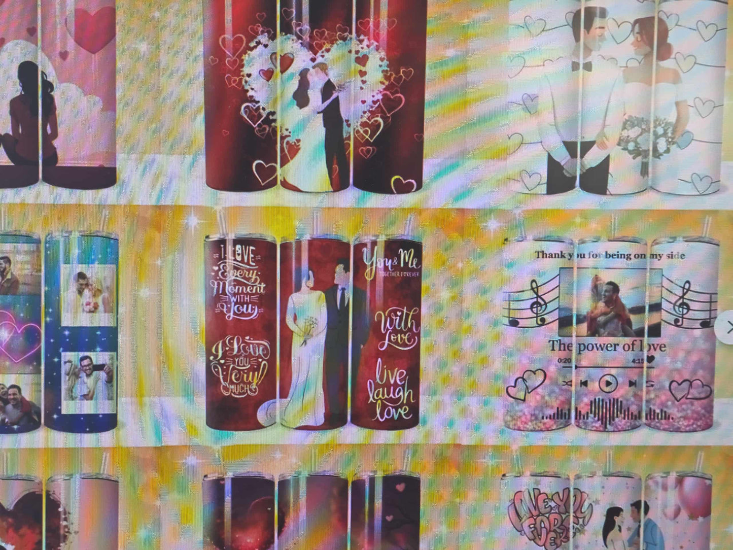Personalised photo frame tumbler