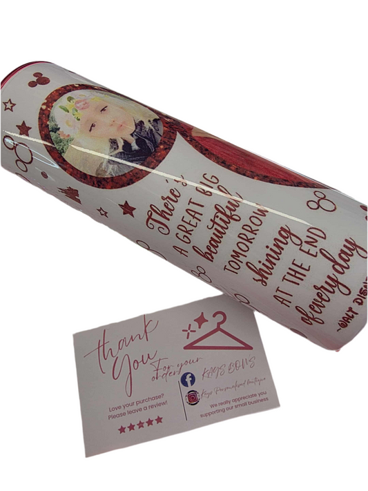 Memorial photo tumbler