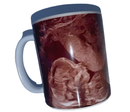 Personalised photo frame mug