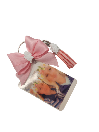 Personalised picture keyring